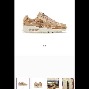 Nike Women's Athletic Shoes in Tan and Cream